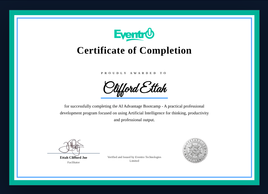 Certificate Design Interface